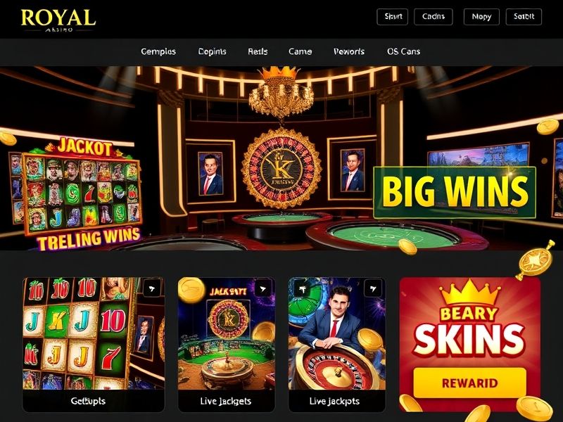 Royal Casino offers the best online casino experience with real money slots and table games.